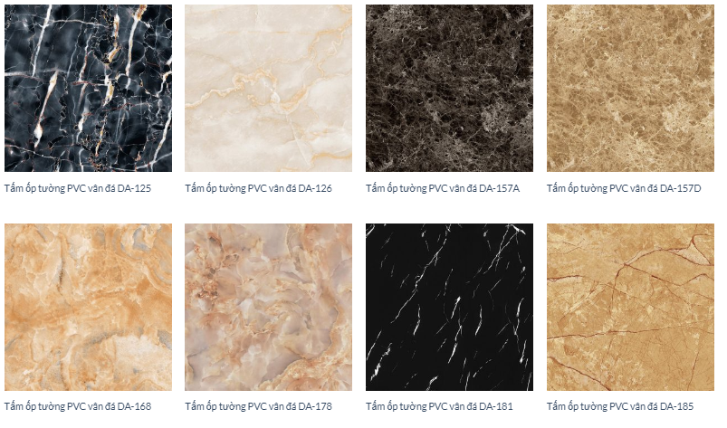 Vật liệu PVC vân đá giả đá trang trí nội thất đẹp.
