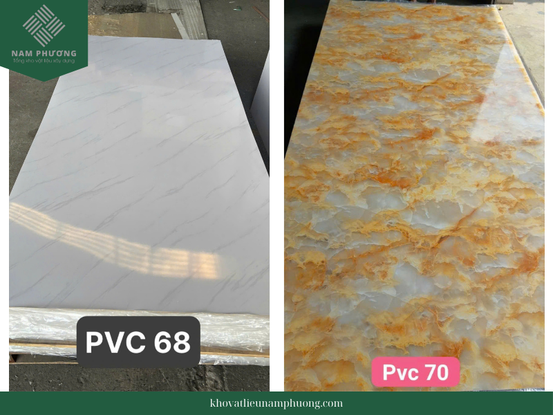 Tấm pvc vân đá 68 và 70