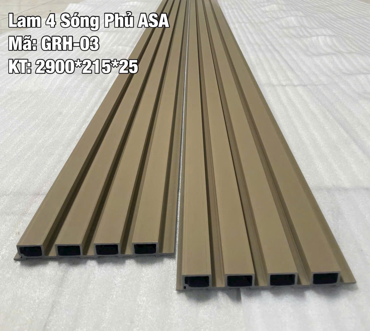 Giá lam sóng ngoài trời phủ ASA